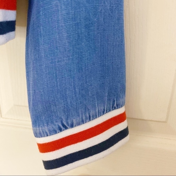 Mossimo Chambray Snap Button Up Lyocell Denim Retro Jacket - Picture 4 of 8